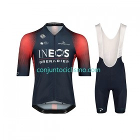 Conjunto Maillot + Culotte Corto con tirantes Ineos Grenadiers 2022 N001